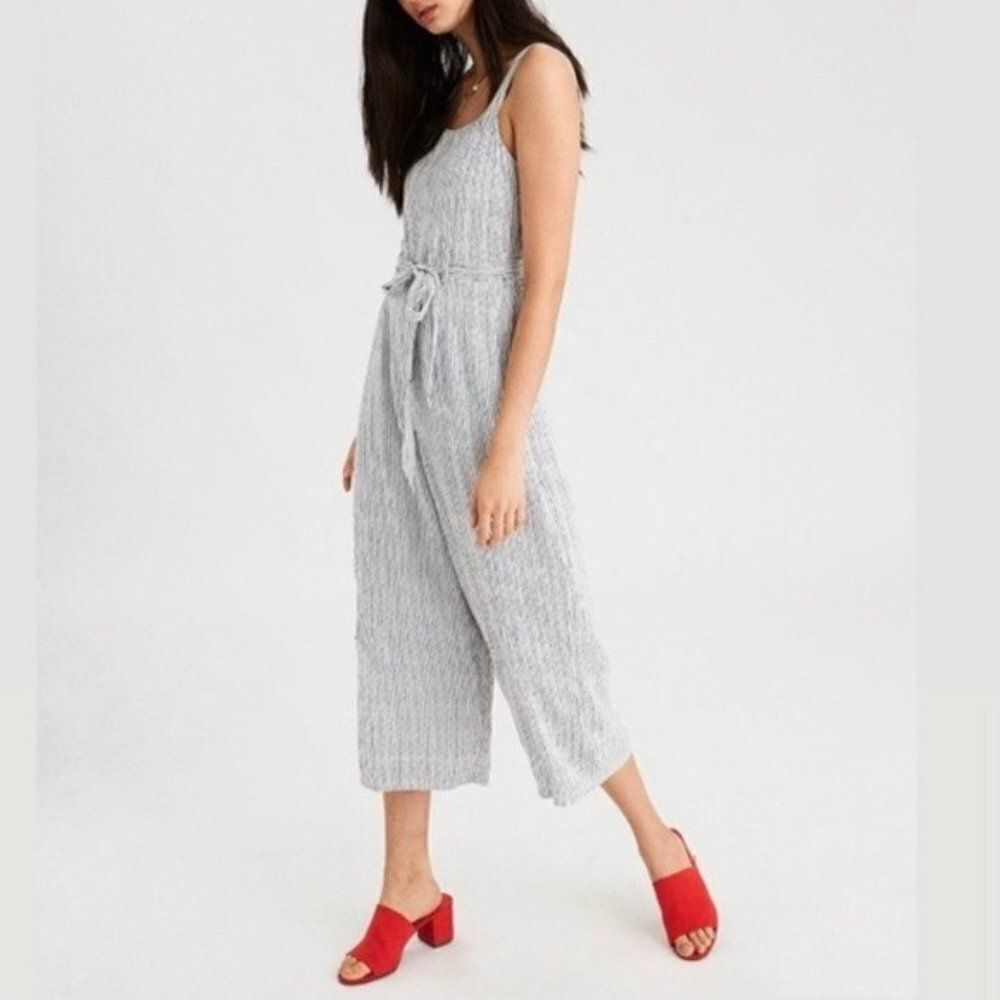 American Eagle Outfitters Striped Jumpsuit Sz 2